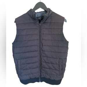 Vince Charcoal Quilted Vest
